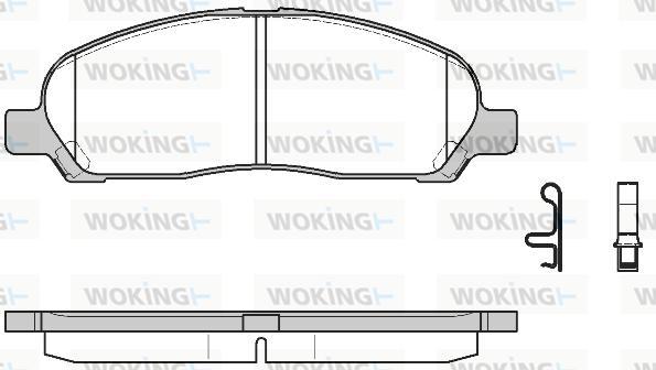 Woking P10203.02 - Komplet Pločica, disk-kočnica www.molydon.hr