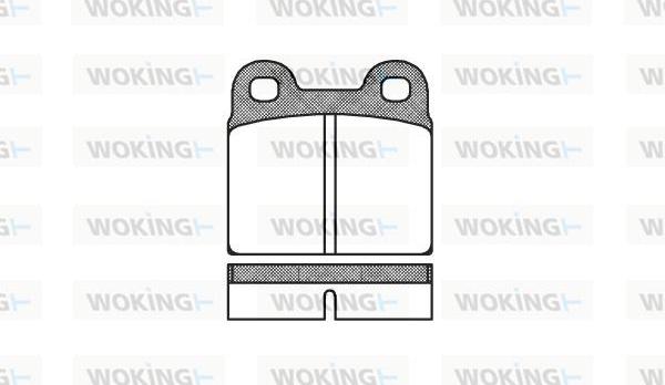 Woking P1073.00 - Komplet Pločica, disk-kočnica www.molydon.hr