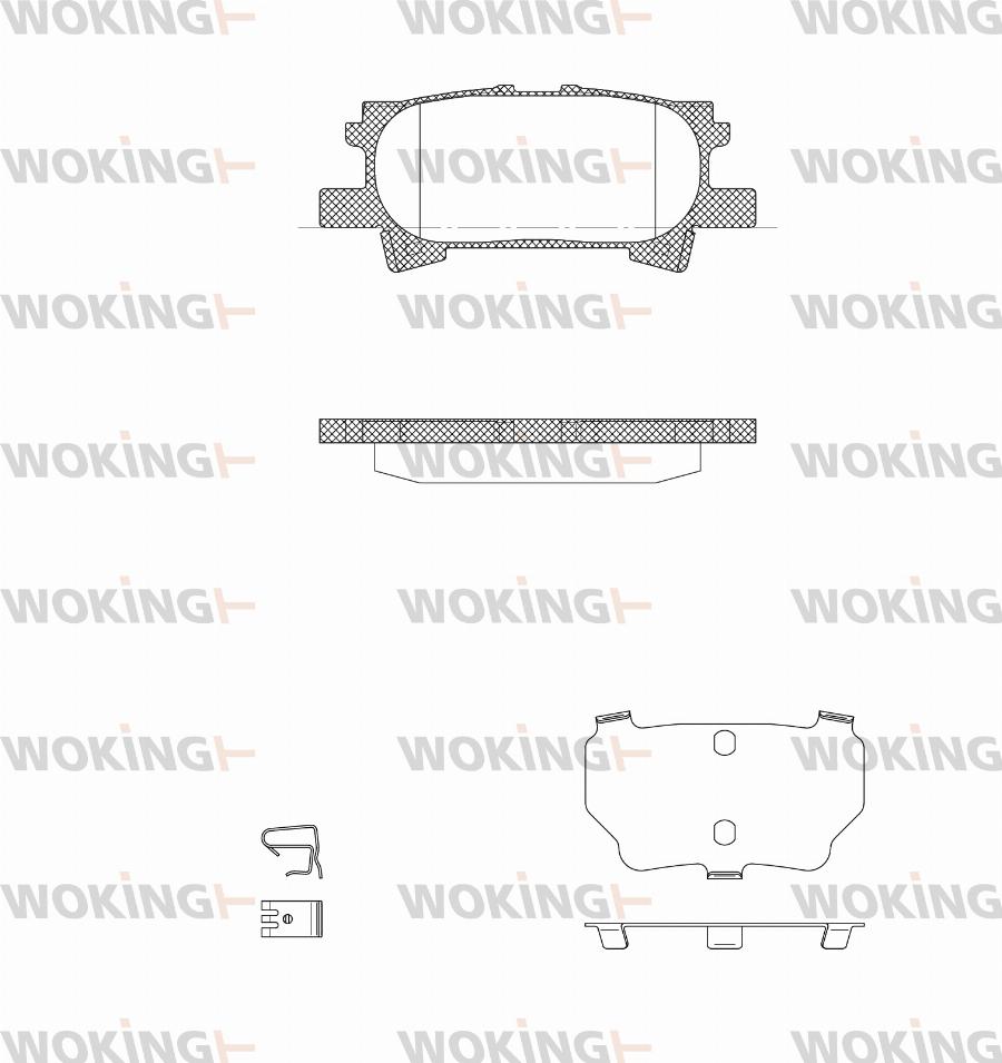 Woking P11403.02 - Komplet Pločica, disk-kočnica www.molydon.hr