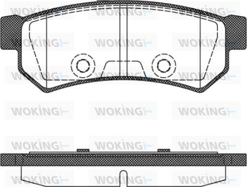 Woking P11483.10 - Komplet Pločica, disk-kočnica www.molydon.hr