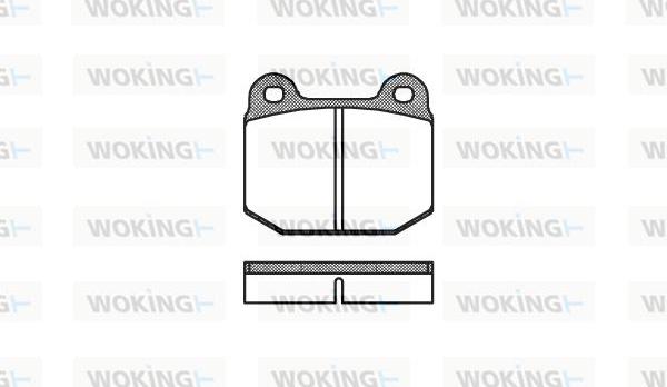 Woking P1143.00 - Komplet Pločica, disk-kočnica www.molydon.hr