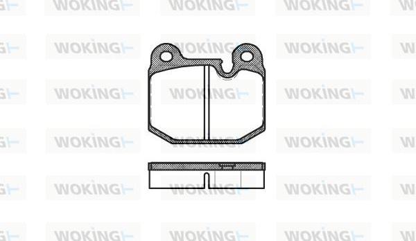 Woking P1143.10 - Komplet Pločica, disk-kočnica www.molydon.hr