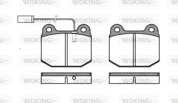 Woking P1143.21 - Komplet Pločica, disk-kočnica www.molydon.hr