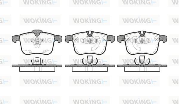 Woking P11533.00 - Komplet Pločica, disk-kočnica www.molydon.hr