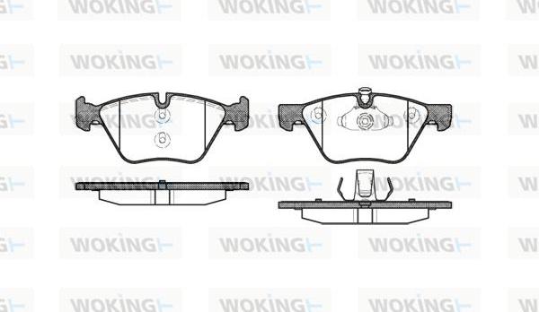 Woking P11523.00 - Komplet Pločica, disk-kočnica www.molydon.hr