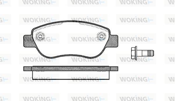 Woking P11693.00 - Komplet Pločica, disk-kočnica www.molydon.hr