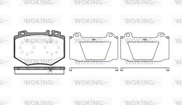 Woking P11653.00 - Komplet Pločica, disk-kočnica www.molydon.hr