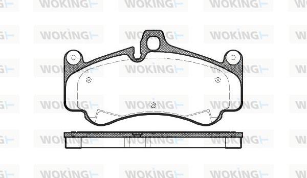 Woking P11663.00 - Komplet Pločica, disk-kočnica www.molydon.hr