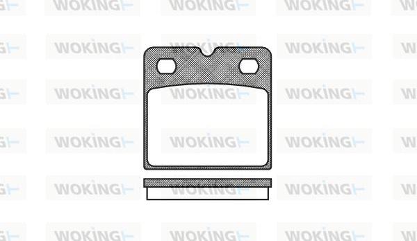 Woking P11673.00 - Komplet Pločica, disk-kočnica www.molydon.hr