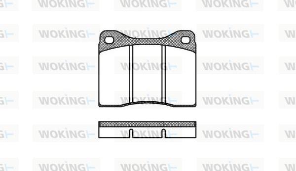 Woking P1113.00 - Komplet Pločica, disk-kočnica www.molydon.hr