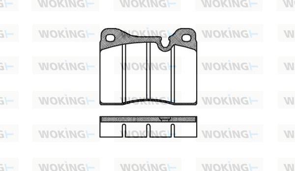 Woking P1113.30 - Komplet Pločica, disk-kočnica www.molydon.hr