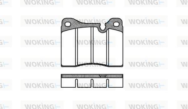 Woking P1113.20 - Komplet Pločica, disk-kočnica www.molydon.hr