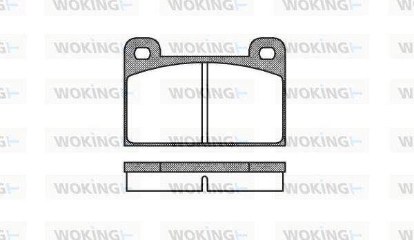 Woking P1183.00 - Komplet Pločica, disk-kočnica www.molydon.hr