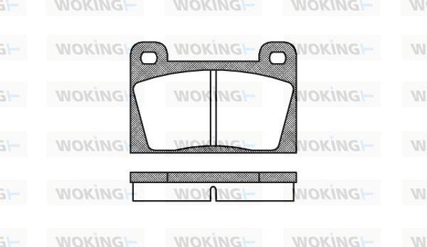 Woking P1183.10 - Komplet Pločica, disk-kočnica www.molydon.hr