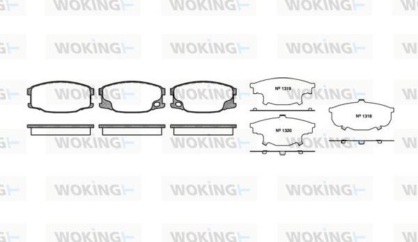 Woking P11373.00 - Komplet Pločica, disk-kočnica www.molydon.hr