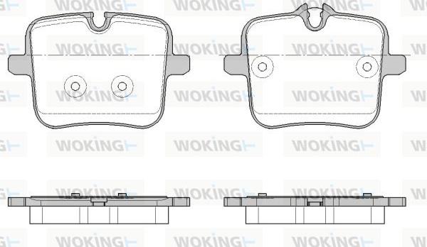 Woking P18543.00 - Komplet Pločica, disk-kočnica www.molydon.hr