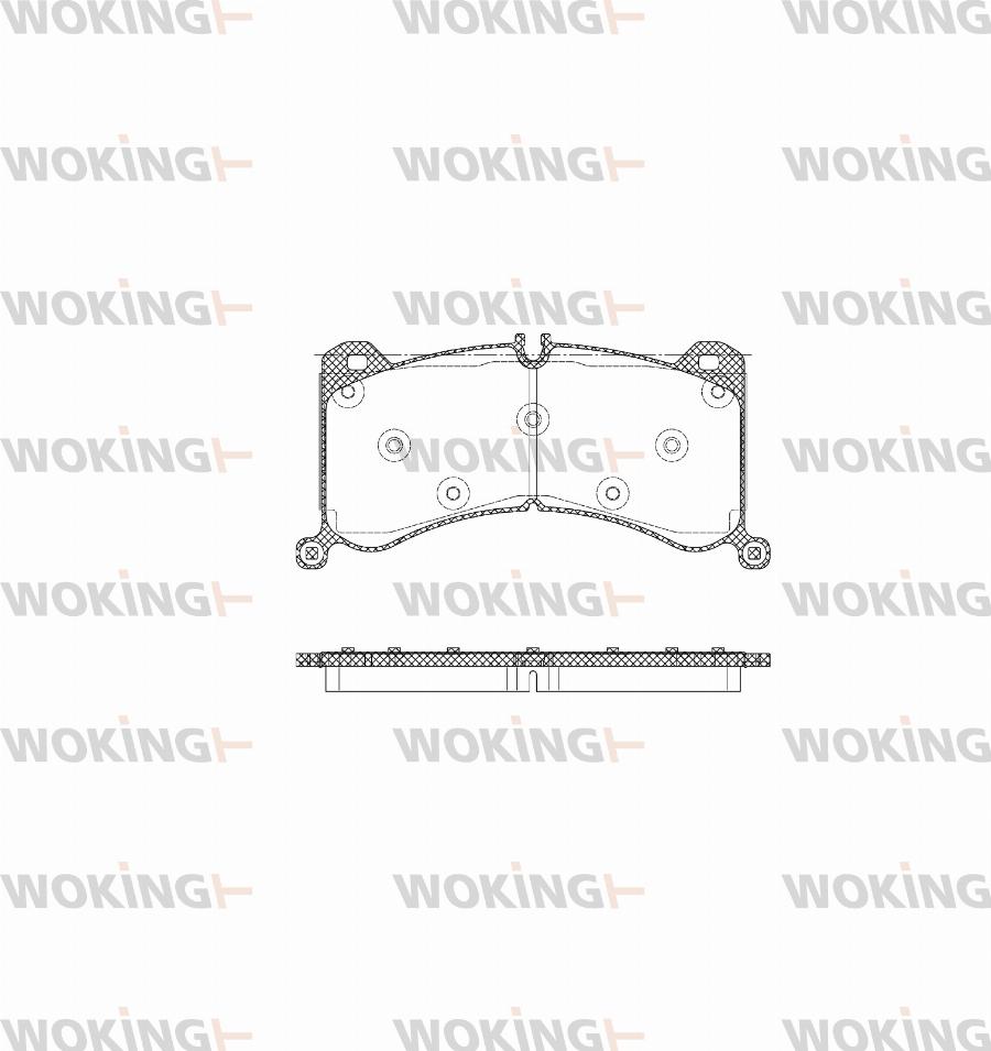 Woking P18163.00 - Komplet Pločica, disk-kočnica www.molydon.hr