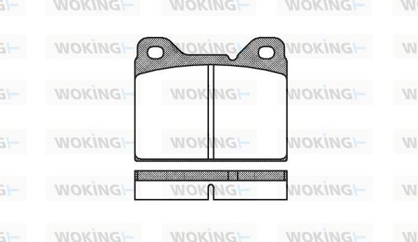 Woking P1813.00 - Komplet Pločica, disk-kočnica www.molydon.hr