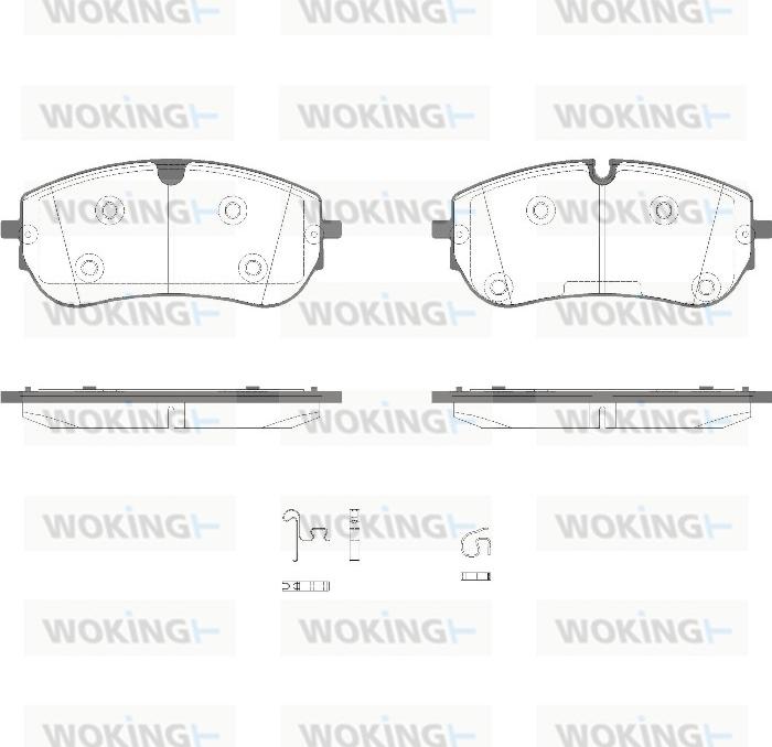 Woking P18893.00 - Komplet Pločica, disk-kočnica www.molydon.hr