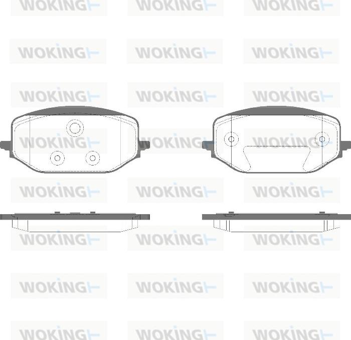 Woking P18883.00 - Komplet Pločica, disk-kočnica www.molydon.hr