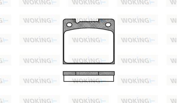 Woking P1393.30 - Komplet Pločica, disk-kočnica www.molydon.hr