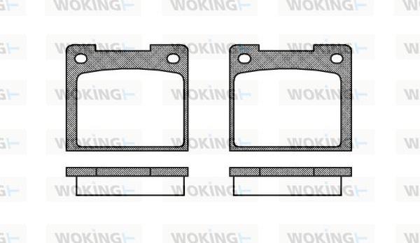 Woking P1393.20 - Komplet Pločica, disk-kočnica www.molydon.hr