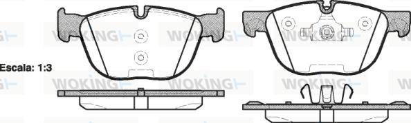 Woking P13973.00 - Komplet Pločica, disk-kočnica www.molydon.hr