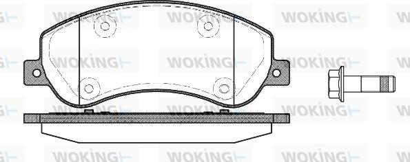 Woking P13503.00 - Komplet Pločica, disk-kočnica www.molydon.hr