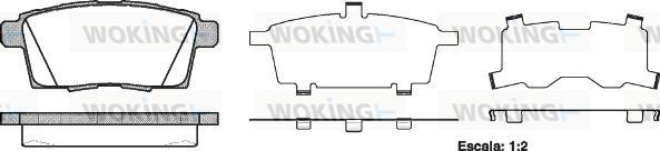 Woking P13683.00 - Komplet Pločica, disk-kočnica www.molydon.hr