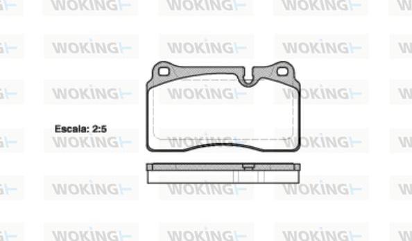 Woking P13003.10 - Komplet Pločica, disk-kočnica www.molydon.hr