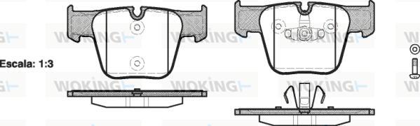 Woking P13183.00 - Komplet Pločica, disk-kočnica www.molydon.hr