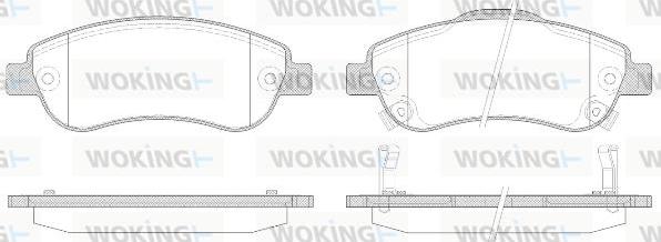 Woking P13893.02 - Komplet Pločica, disk-kočnica www.molydon.hr