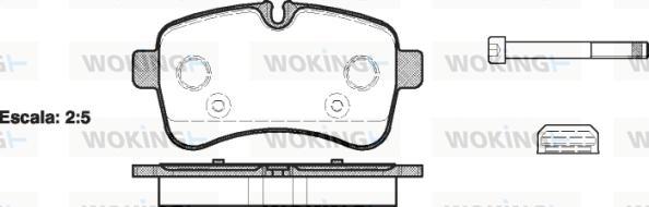 Woking P13823.00 - Komplet Pločica, disk-kočnica www.molydon.hr