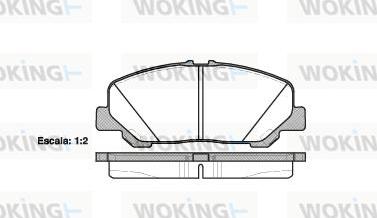 Woking P13873.00 - Komplet Pločica, disk-kočnica www.molydon.hr