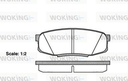 Woking P13723.00 - Komplet Pločica, disk-kočnica www.molydon.hr