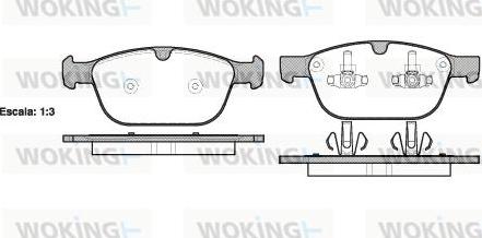 Woking P12973.00 - Komplet Pločica, disk-kočnica www.molydon.hr