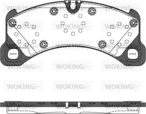 Woking P12453.50 - Komplet Pločica, disk-kočnica www.molydon.hr