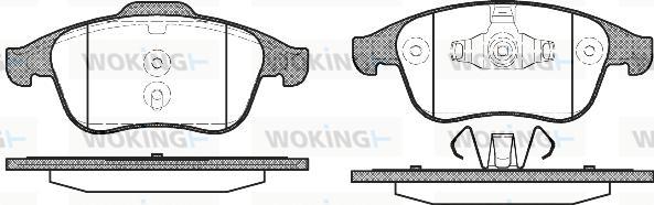 Woking P12503.00 - Komplet Pločica, disk-kočnica www.molydon.hr