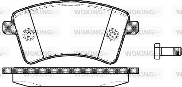 Woking P12513.00 - Komplet Pločica, disk-kočnica www.molydon.hr