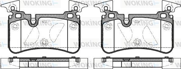 Woking P12673.00 - Komplet Pločica, disk-kočnica www.molydon.hr