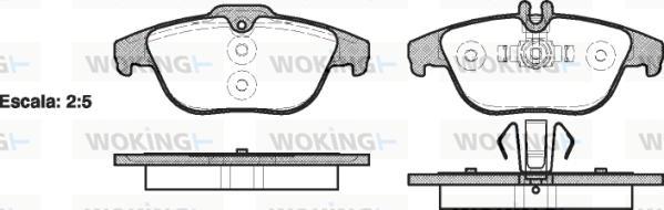 Woking P12053.00 - Komplet Pločica, disk-kočnica www.molydon.hr