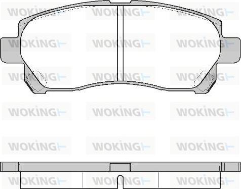 Woking P12083.00 - Komplet Pločica, disk-kočnica www.molydon.hr