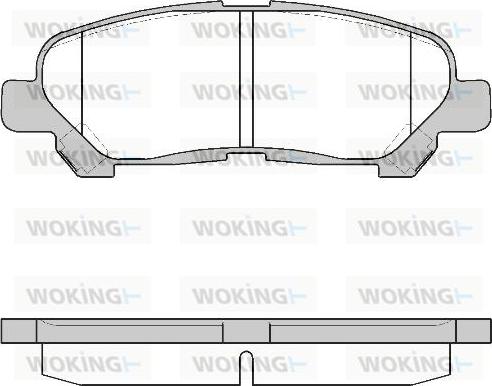 Woking P12133.00 - Komplet Pločica, disk-kočnica www.molydon.hr