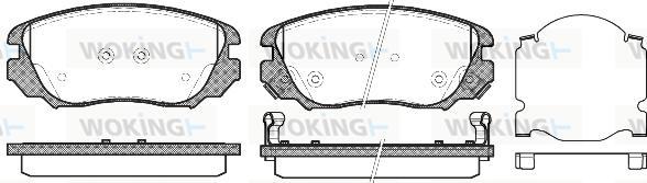 Woking P12853.02 - Komplet Pločica, disk-kočnica www.molydon.hr