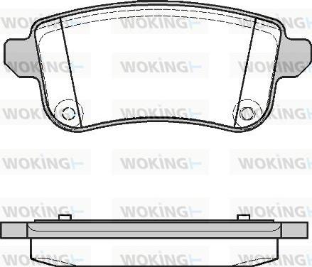 Woking P12873.10 - Komplet Pločica, disk-kočnica www.molydon.hr