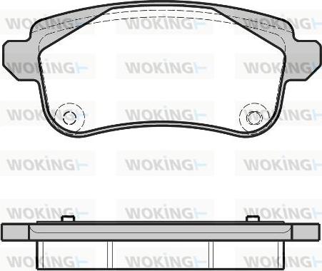 Woking P12873.30 - Komplet Pločica, disk-kočnica www.molydon.hr