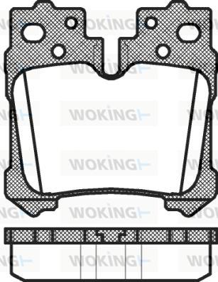 Woking P12213.00 - Komplet Pločica, disk-kočnica www.molydon.hr