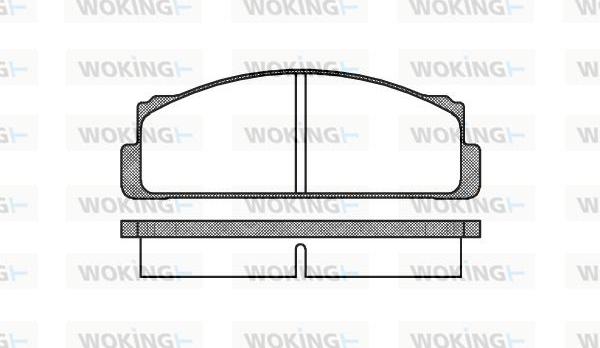 Woking P1223.00 - Komplet Pločica, disk-kočnica www.molydon.hr