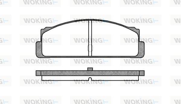 Woking P1223.10 - Komplet Pločica, disk-kočnica www.molydon.hr