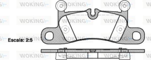 Woking P12793.10 - Komplet Pločica, disk-kočnica www.molydon.hr